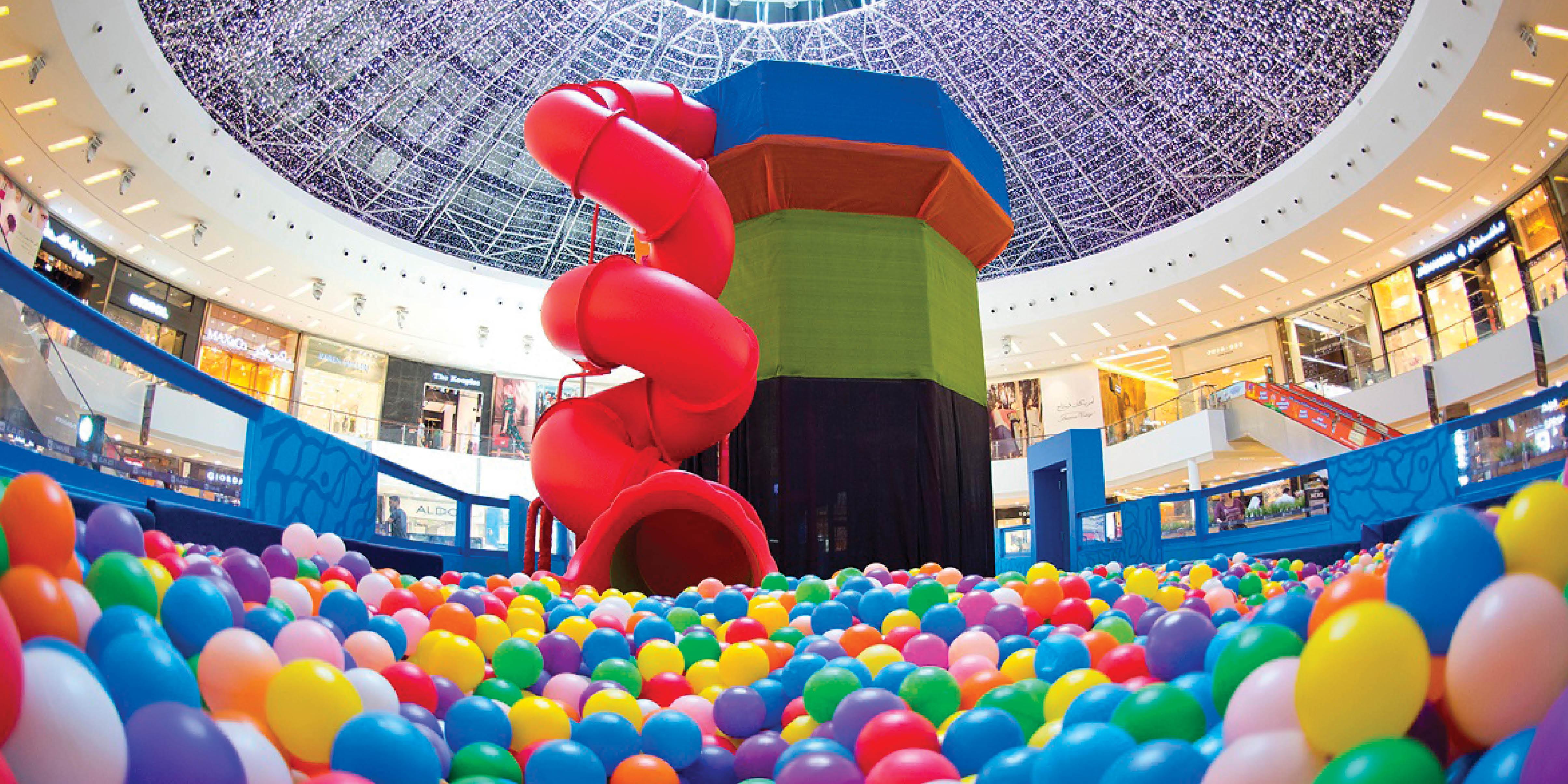 giant inflatable ball pit